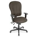 Eurotech 4x4 XL FM4080 High Back Executive Chair - Stonewall Seat Color - Fabric Seat Material - Stonewall Back Color - Fabric Back Material - 5-star Base - Shire Stonewall - 1 Each