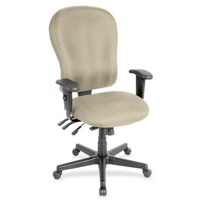 Eurotech 4x4 XL FM4080 High Back - Travertine Seat Color - Fabric Seat Material - Travertine Back Color - Fabric Back Material - 5-star Base - Shire Travertine - 1 Each
