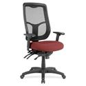 Eurotech Apollo High Back Multi-funtion Task Chair - Tulip Seat Color - Fabric Seat Material - 5-star Base - Shire Tulip - 1 Each