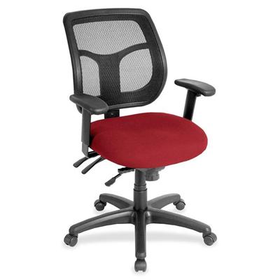 Eurotech Apollo Task Chair - Real Red Seat Color - Fabric Seat Material - 5-star Base - Insight Real Red - 1 Each
