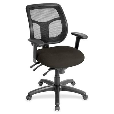 Eurotech Apollo Task Chair - Pepper Seat Color - Fabric Seat Material - 5-star Base - Fuse Pepper - 1 Each