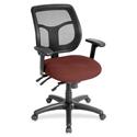 Eurotech Apollo MFT9450 Task Chair - Cordovan Seat Color - Fabric Seat Material - 5-star Base - Canyon Cordovan - 1 Each