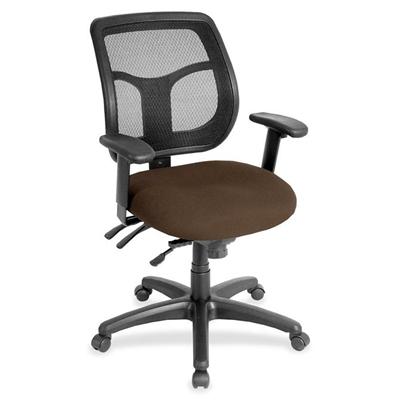 Eurotech Apollo Task Chair - Mudslide Seat Color - Fabric Seat Material - 5-star Base - Canyon Mudslide - 1 Each