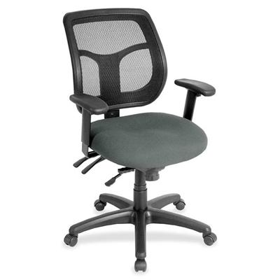 Eurotech Apollo MFT9450 Task Chair - Fog Seat Color - Fabric Seat Material - 5-star Base - Expo Fog - 1 Each