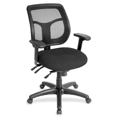 Eurotech Apollo MFT9450 Task Chair - Tuxedo Seat Color - Fabric Seat Material - 5-star Base - Expo Tuxedo - 1 Each