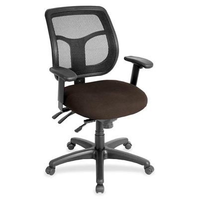 Eurotech Apollo Task Chair - Fudge Seat Color - Fabric Seat Material - 5-star Base - Forte Fudge - 1 Each