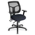 Eurotech Apollo Task Chair - Navy Seat Color - Fabric Seat Material - Navy Back Color - 5-star Base - Perfection Navy - 1 Each