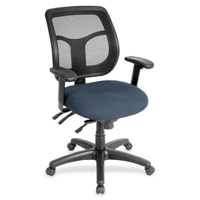 Eurotech Apollo Task Chair - Chesapeake Seat Color - Fabric Seat Material - Chesapeake Back Color - 5-star Base - Shire Chesapeake - 1 Each
