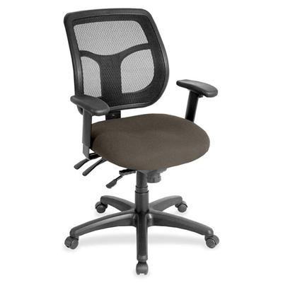 Eurotech Apollo MFT9450 Task Chair - Stonewall Seat Color - Fabric Seat Material - 5-star Base - Shire Stonewall - 1 Each