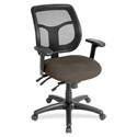 Eurotech Apollo MFT9450 Task Chair - Stonewall Seat Color - Fabric Seat Material - 5-star Base - Shire Stonewall - 1 Each