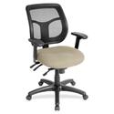 Eurotech Apollo MFT9450 Task Chair - Travertine Seat Color - Fabric Seat Material - 5-star Base - Shire Travertine - 1 Each