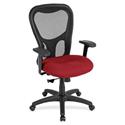 Eurotech apollo Highback MM9500 - Real Red Seat Color - Fabric Seat Material - 5-star Base - Insight Real Red - 1 Each