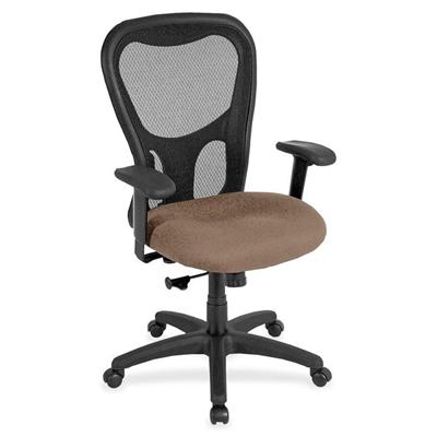 Eurotech Apollo Highback MM9500 - Malted Seat Color - Fabric Seat Material - 5-star Base - Fuse Malted - 1 Each