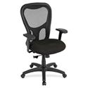 Eurotech Apollo MM9500 Highback Executive Chair - Black Seat Color - Fabric Seat Material - 5-star Base - Perfection Black - 1 Each