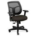 Eurotech Apollo MT9400 Mesh Task Chair - Pepper Seat Color - Fabric Seat Material - 5-star Base - Fuse Pepper - 1 Each