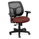 Eurotech Apollo MT9400 Mesh Task Chair - Cordovan Seat Color - Fabric Seat Material - 5-star Base - Canyon Cordovan - 1 Each