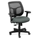 Eurotech Apollo MT9400 Mesh Task Chair - Fog Seat Color - Fabric Seat Material - 5-star Base - Expo Fog - 1 Each