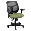 Eurotech Apollo Task Chair - Cress Seat Color - Fabric Seat Material - 5-star Base - Fuse Cress - 1 Each