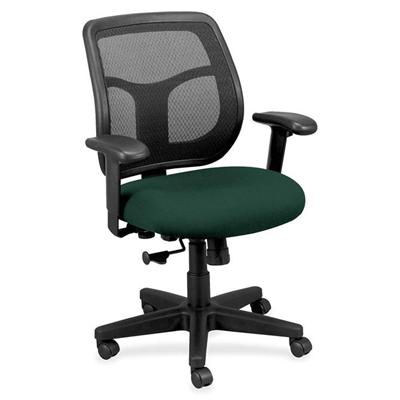 Eurotech Apollo Task Chair - Forest Seat Color - Fabric Seat Material - 5-star Base - Insight Forest - 1 Each