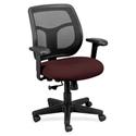 Eurotech Apollo MT9400 Mesh - Burgundy Seat Color - Fabric Seat Material - 5-star Base - Perfection Burgundy - 1 Each