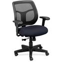 Eurotech Apollo MT9400 Mesh Task Chair - Navy Seat Color - Fabric Seat Material - Navy Back Color - 5-star Base - Perfection Navy - 1 Each