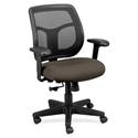 Eurotech Apollo Task Chair - Stonewall Seat Color - Fabric Seat Material - 5-star Base - Shire Stonewall - 1 Each