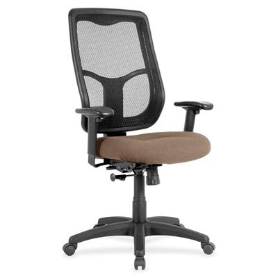 Eurotech Apollo High Back Synchro Task Chair - Malted Seat Color - Fabric Seat Material - 5-star Base - Fuse Malted - 1 Each