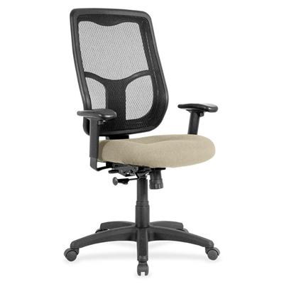 Eurotech Apollo MTHB94 Executive Chair - Travertine Seat Color - Fabric Seat Material - 5-star Base - Shire Travertine - 1 Each