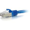 C2G 2ft Cat6 Snagless Shielded (STP) Ethernet Network Patch Cable - Blue - 2 ft Category 6 Network Cable for Network Device - First End: 1 x RJ-45 Network - Male - Second End: 1 x RJ-45 Network - Male - Patch Cable - Shielding - Gold, Nickel Plated C