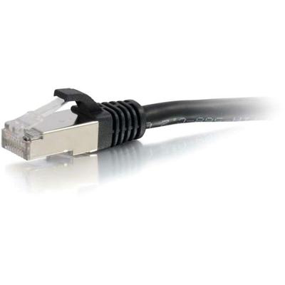 C2G 2ft Cat6 Snagless Shielded (STP) Ethernet Network Patch Cable - Black - 2 ft Category 6 Network Cable for Network Device - First End: 1 x RJ-45 Network - Male - Second End: 1 x RJ-45 Network - Male - Patch Cable - Shielding - Gold, Nickel Plated 