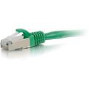 C2G 4ft Cat6 Snagless Shielded (STP) Ethernet Network Patch Cable - Green - 4 ft Category 6 Network Cable for Network Device - First End: 1 x RJ-45 Network - Male - Second End: 1 x RJ-45 Network - Male - Patch Cable - Shielding - Gold, Nickel Plated 