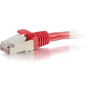 C2G 2ft Cat6 Snagless Shielded (STP) Ethernet Network Patch Cable - Red - 2 ft Category 6 Network Cable for Network Device - First End: 1 x RJ-45 Network - Male - Second End: 1 x RJ-45 Network - Male - Patch Cable - Shielding - Gold, Nickel Plated Co