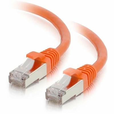 C2G 1ft Cat6 Snagless Shielded (STP) Ethernet Network Patch Cable - Orange - 1 ft Category 6 Network Cable for Network Device, Hub, Router, Switch, Network Adapter - First End: 1 x RJ-45 Network - Male - Second End: 1 x RJ-45 Network - Male - 10 Gbit