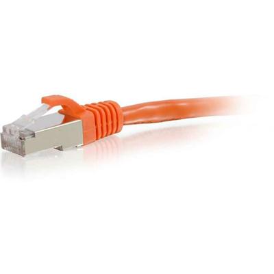 C2G 3ft Cat6 Snagless Shielded (STP) Ethernet Network Patch Cable - Orange - 3 ft Category 6 Network Cable for Network Device - First End: 1 x RJ-45 Network - Male - Second End: 1 x RJ-45 Network - Male - Patch Cable - Shielding - Gold, Nickel Plated