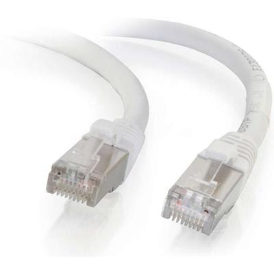 C2G 5ft Cat6 Snagless Shielded (STP) Network Patch Cable - White - 5 ft Category 6 Network Cable for Network Device - First End: 1 x RJ-45 Network - Male - Second End: 1 x RJ-45 Network - Male - Patch Cable - Shielding - Gold, Nickel Plated Connector