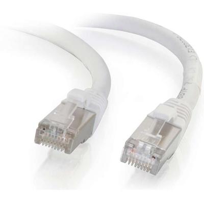 C2G 35ft Cat6 Snagless Shielded (STP) Network Patch Cable - White - 35 ft Category 6 Network Cable for Network Device - First End: 1 x RJ-45 Network - Male - Second End: 1 x RJ-45 Network - Male - Patch Cable - Shielding - Gold, Nickel Plated Connect