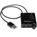 StarTech.com USB Stereo Audio Adapter External Sound Card with SPDIF Digital Audio - 24 bit DAC Data Width - 5.1 Sound Channels - External - VIA VT1630A - USB 2.0 - 91 dB - 96 kHz Maximum Playback Sampling Rate
