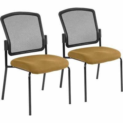 Eurotech Dakota 2 7014 Guest Chair - Nugget Seat Color - Fabric Seat Material - Steel Frame Material - Four-legged Base - Canyon Nugget - 2 / Carton