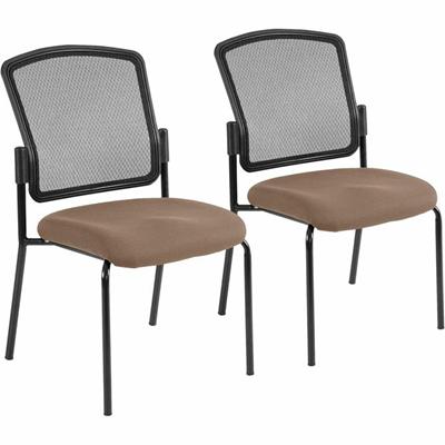 Eurotech Dakota 2 7014 Guest Chair - Malted Seat Color - Fabric Seat Material - Steel Frame Material - Four-legged Base - Fuse Malted - 2 / Carton
