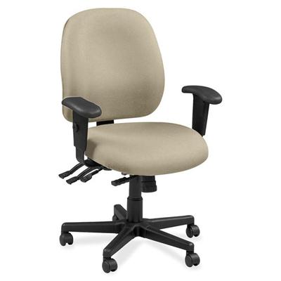 Eurotech 4x4 49802A Task Chair - Travertine Seat Color - Fabric Seat Material - Travertine Back Color - Fabric Back Material - 5-star Base - Shire Travertine - 1 Each