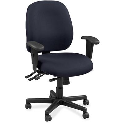 Eurotech 4x4 49802A Task Chair - Navy Seat Color - Fabric Seat Material - Navy Back Color - Fabric Back Material - 5-star Base - Perfection Navy - 1 Each