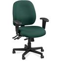 Eurotech 4x4 49802A Task Chair - Chive Seat Color - Leather Seat Material - Chive Back Color - Leather Back Material - 5-star Base - Forte Chive - 1 Each