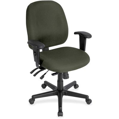 Eurotech 4x4 498SL Task Chair - Olive Green Seat Color - Fabric Seat Material - Olive Green Back Color - Fabric Back Material - 5-star Base - Perfection Olive Green - 1 Each