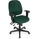 Eurotech 4x4 Task Chair - Forest Seat Color - Fabric Seat Material - Forest Back Color - Fabric Back Material - 5-star Base - Insight Forest - 1 Each