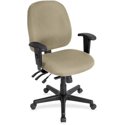 Eurotech Executive Multifunction Task Chair - Pumice Seat Color - Pumice Back Color - 5-star Base - Forte Pumice - 1 Each