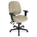 Eurotech 4x4 Task Chair - Travertine Seat Color - Fabric Seat Material - Travertine Back Color - Fabric Back Material - 5-star Base - Shire Travertine - 1 Each