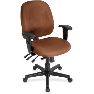 Eurotech 4x4 498SL Task Chair - Nutmeg Seat Color - Fabric Seat Material - Nutmeg Back Color - Fabric Back Material - 5-star Base - Canyon Nutmeg - 1 Each