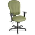 Eurotech 4x4xl High Back Task Chair - Cress Seat Color - Fabric Seat Material - Cress Back Color - Fabric Back Material - 5-star Base - Fuse Cress - 1 Each