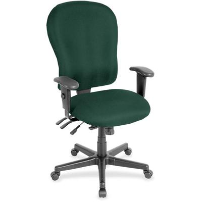 Eurotech 4x4xl High Back Task Chair - Forest Seat Color - Fabric Seat Material - Forest Back Color - Fabric Back Material - 5-star Base - Insight Forest - 1 Each
