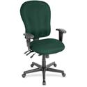 Eurotech 4x4xl High Back Task Chair - Forest Seat Color - Fabric Seat Material - Forest Back Color - Fabric Back Material - 5-star Base - Insight Forest - 1 Each